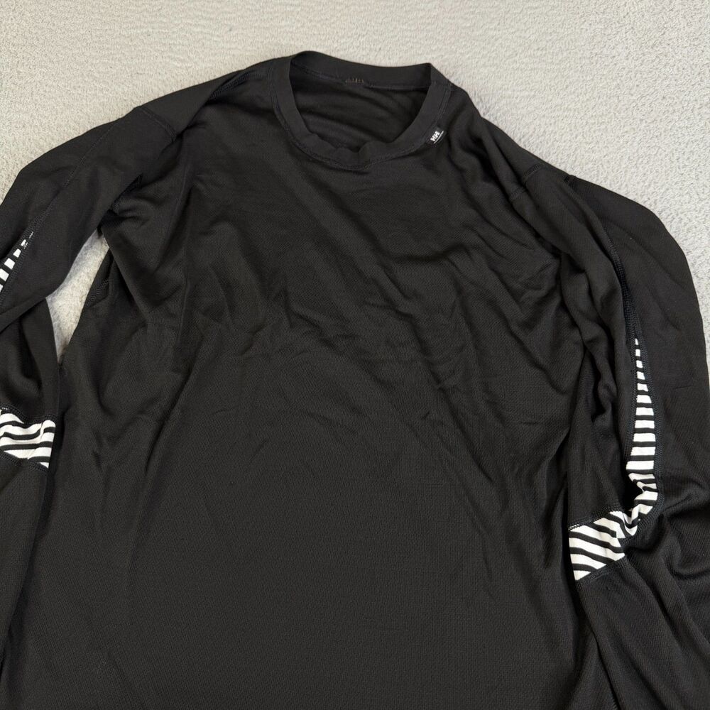 HELLY HANSEN Shirt Mens XL Black Long Sleeve Base Layer Winter Cold Gear